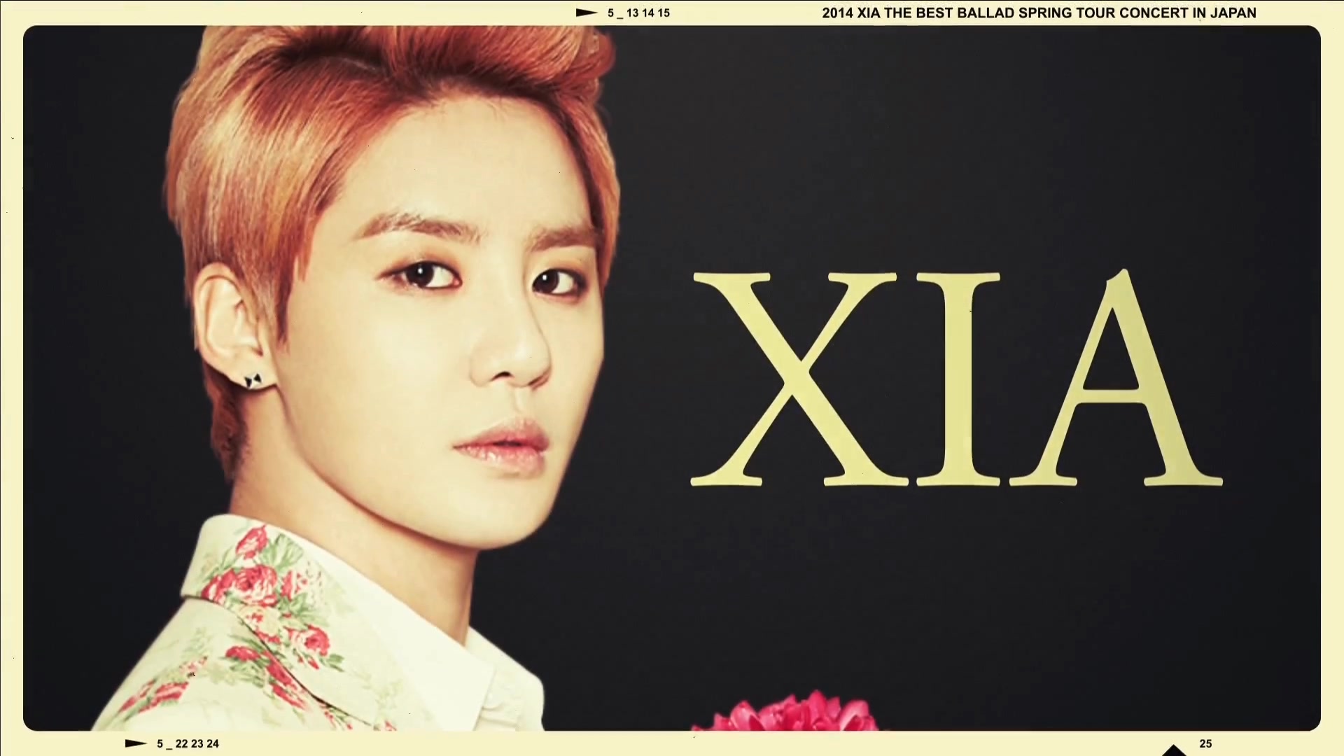 2014 XIA BEST BALLAD SPRING CONCERT IN JAPAN 3枚組DVD-BOX ジュンス